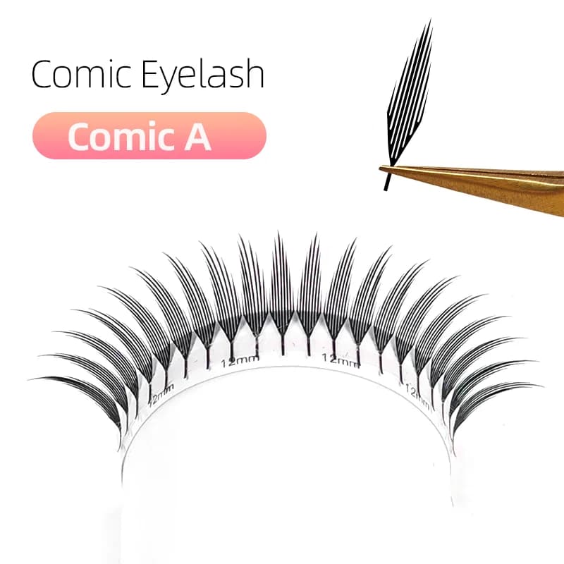 Feather Shape Spire Individual Brazilian Volume Lashes