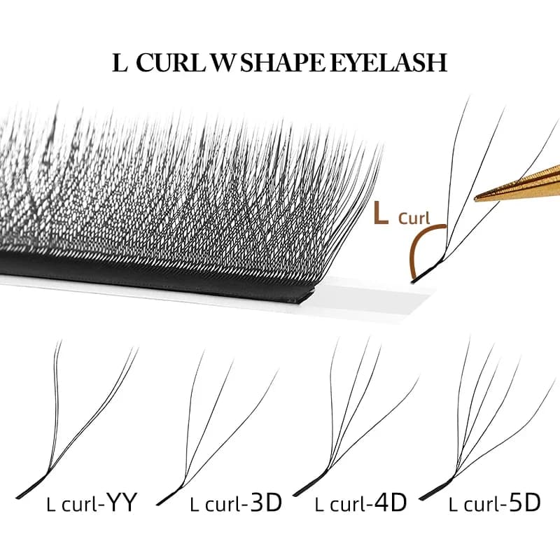 YY 3D-5D unaprijed pripremljene Bloom volumen lepeze