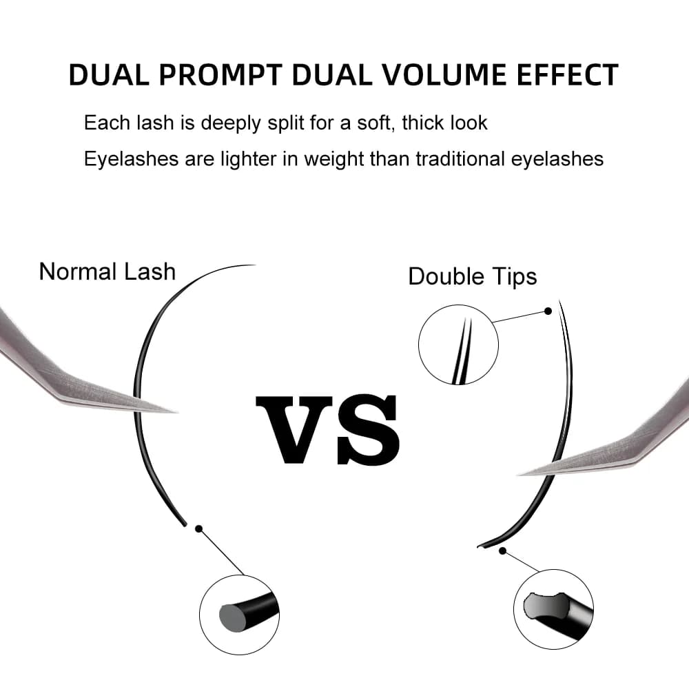 Air Flat D+ Curl eliptične ekstenzije trepavica